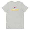 Cartoon French Bulldog with Baguette Pet Foodie Tee