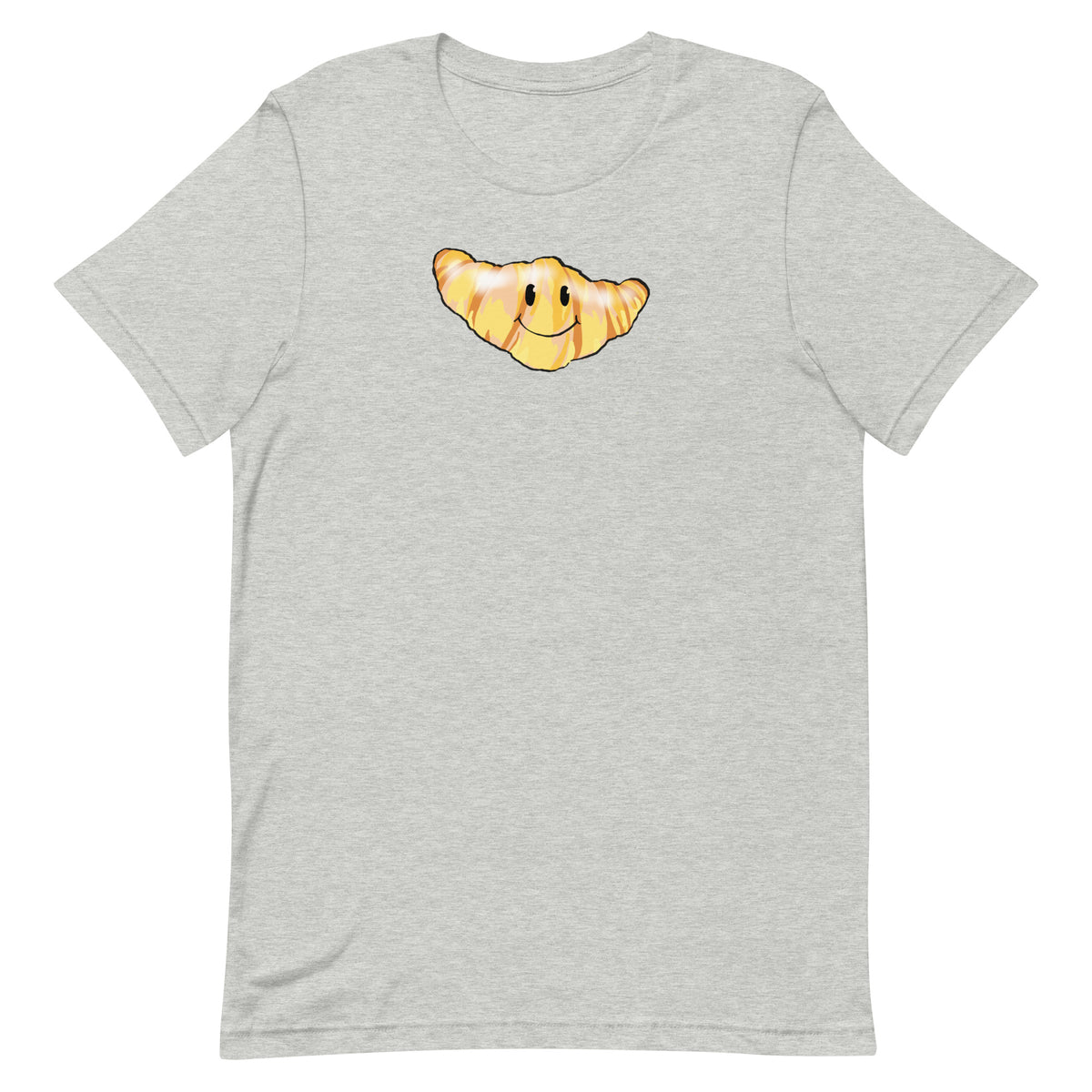 Cartoon Croissant French Foodie Tee