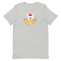 Cartoon French Bulldog Croissant Tee