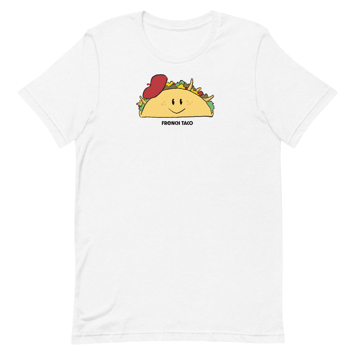 Cartoon French Taco Foodie Tee