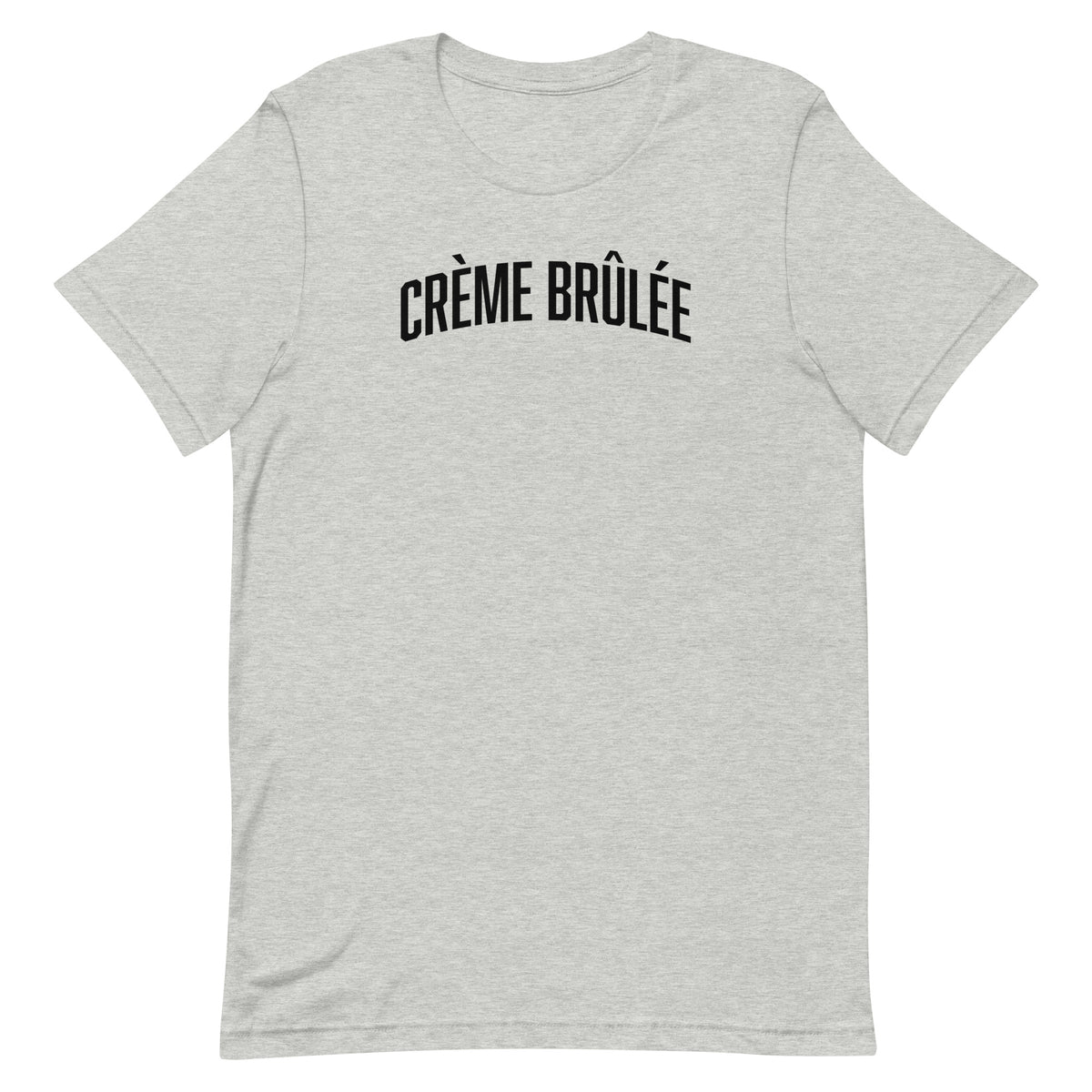 Creme Brulee Vintage Foodie Athletic Tee