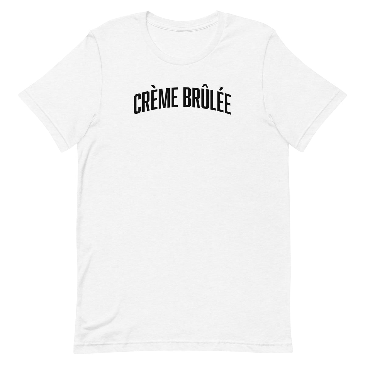 Creme Brulee Vintage Foodie Athletic Tee