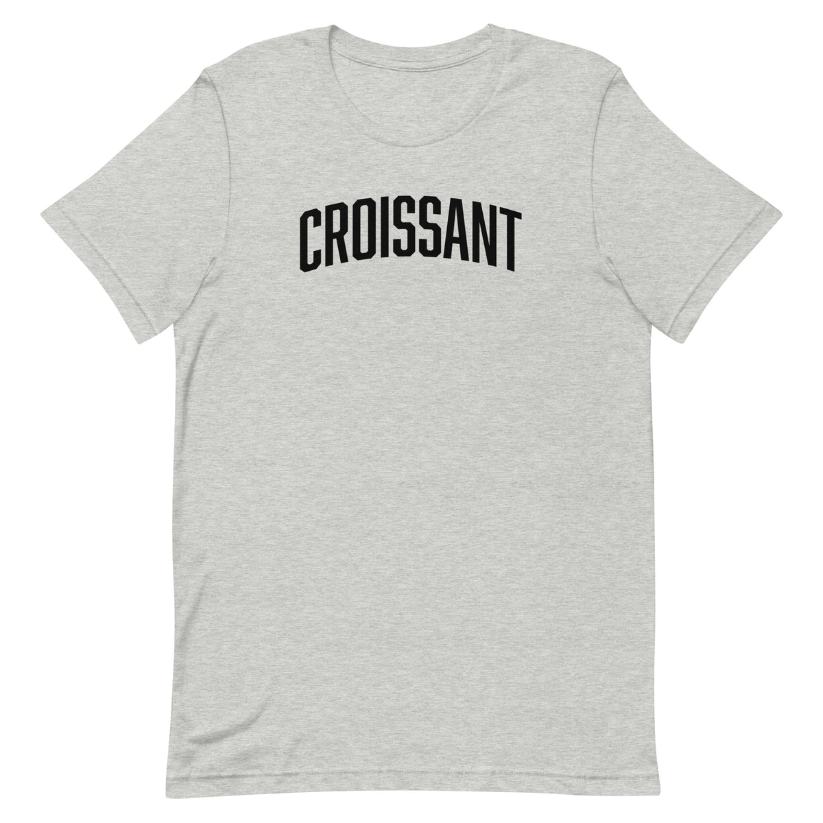 Croissant Vintage Foodie Athletic Tee