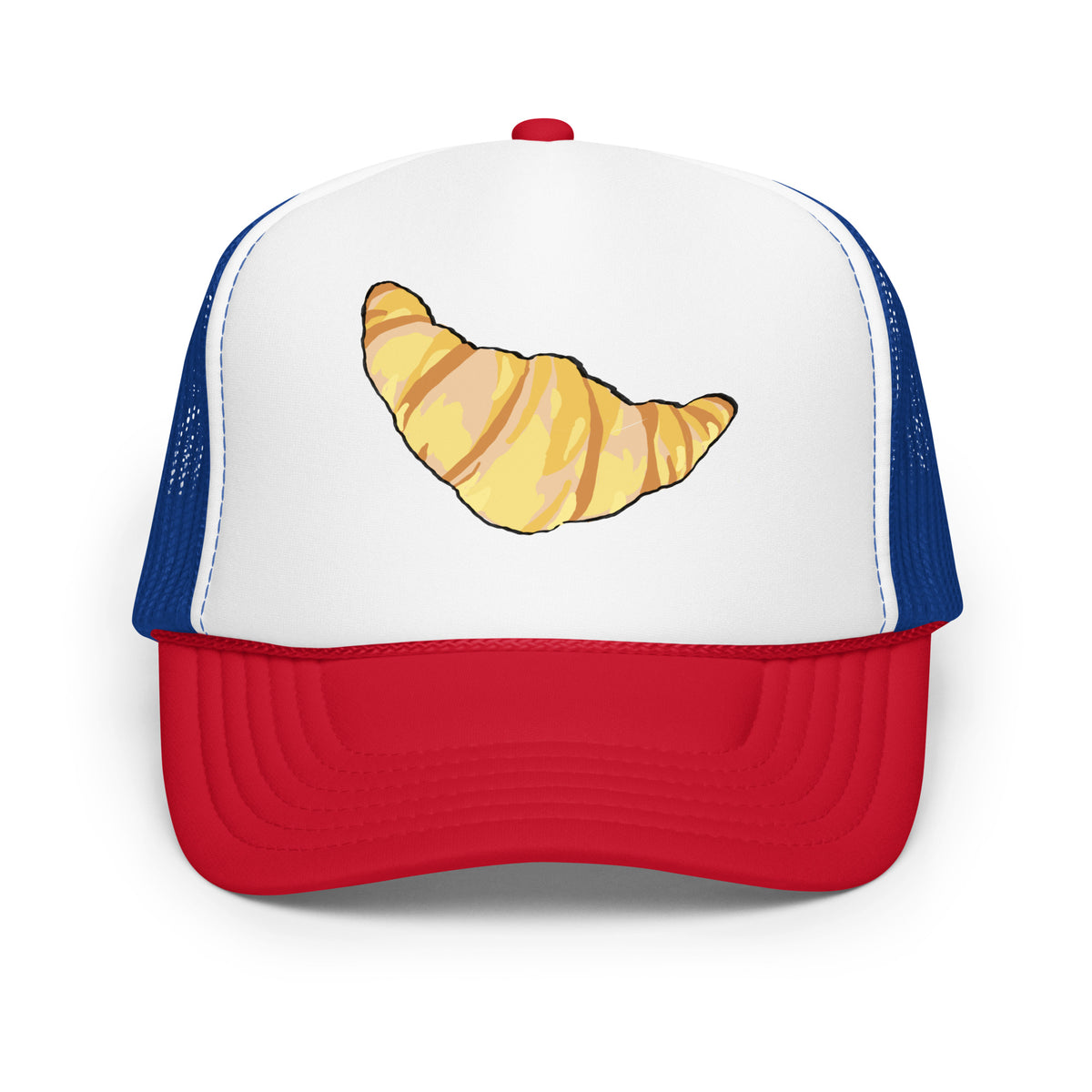 Croissant Retro French Trucker Hat