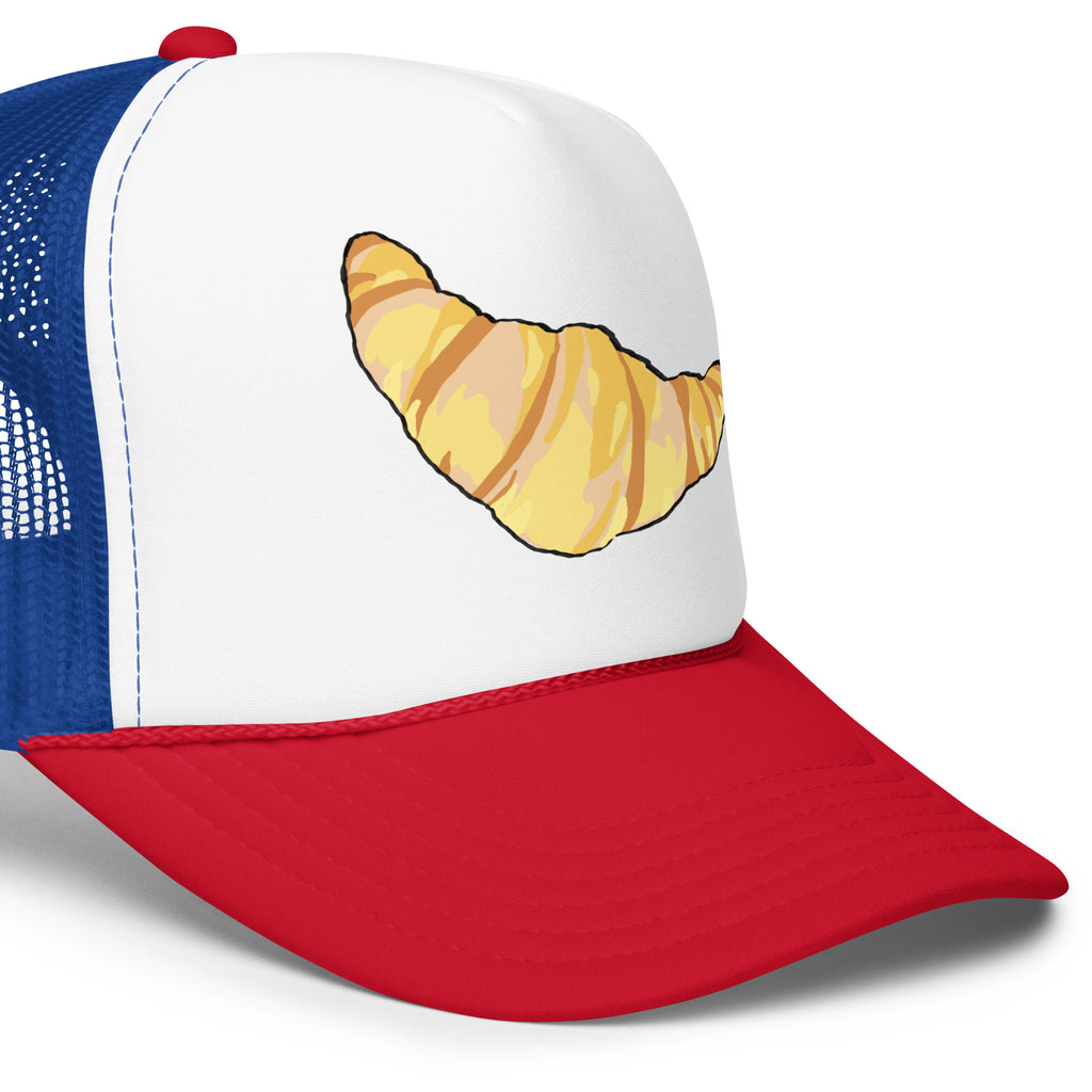 Croissant Retro French Trucker Hat
