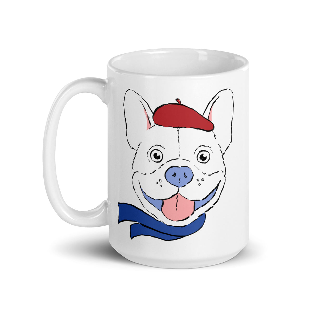 French Bulldog in a Beret Mug
