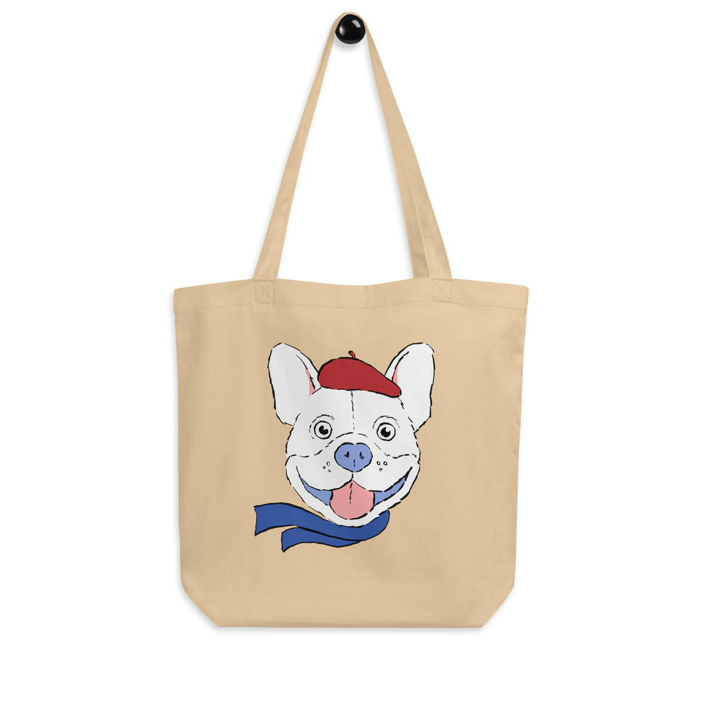 French Bulldog in a Beret Tote Bag