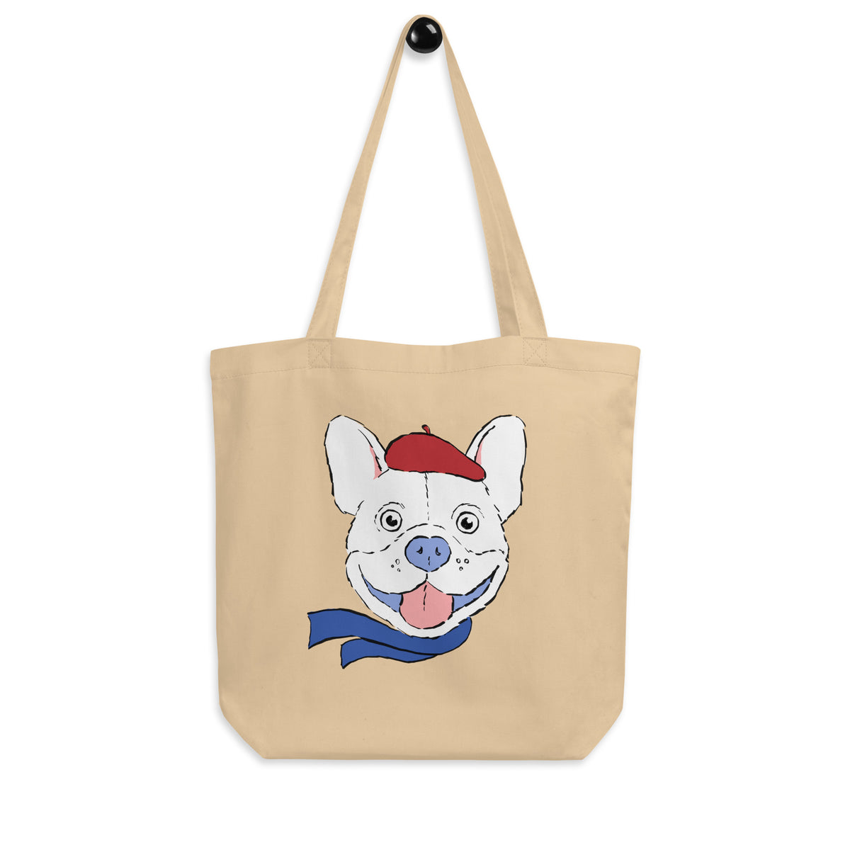 French Bulldog in a Beret Tote Bag