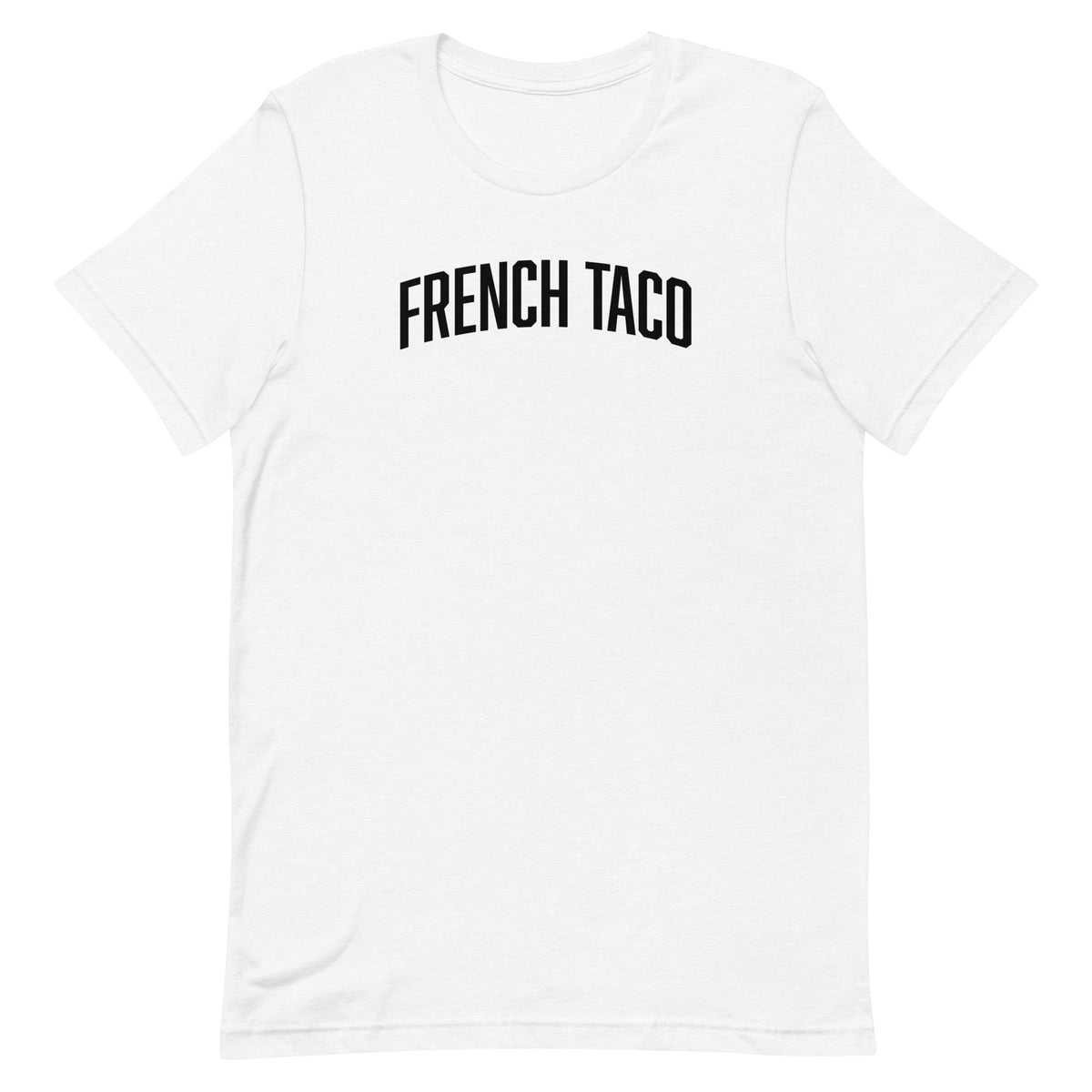 French Taco Vintage Foodie Athletic Tee
