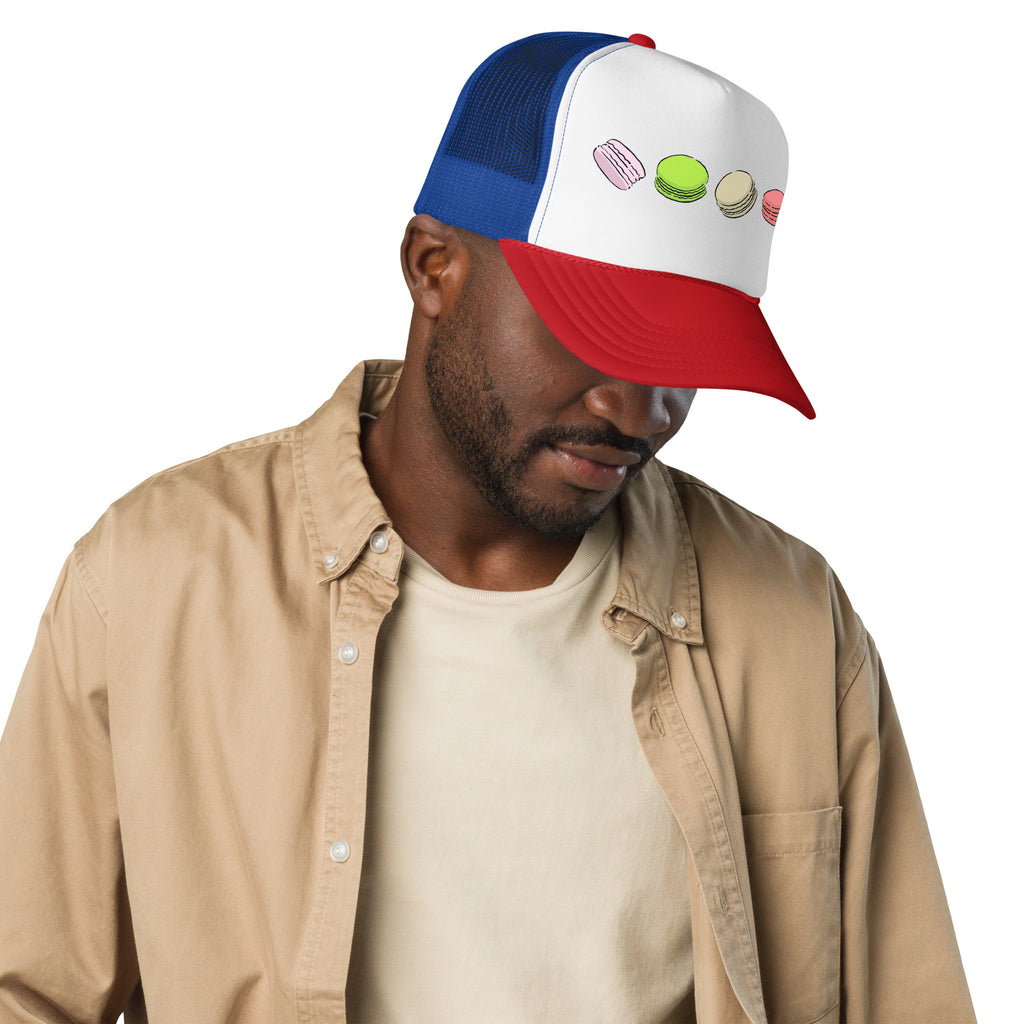 Macarons Retro French Trucker Hat