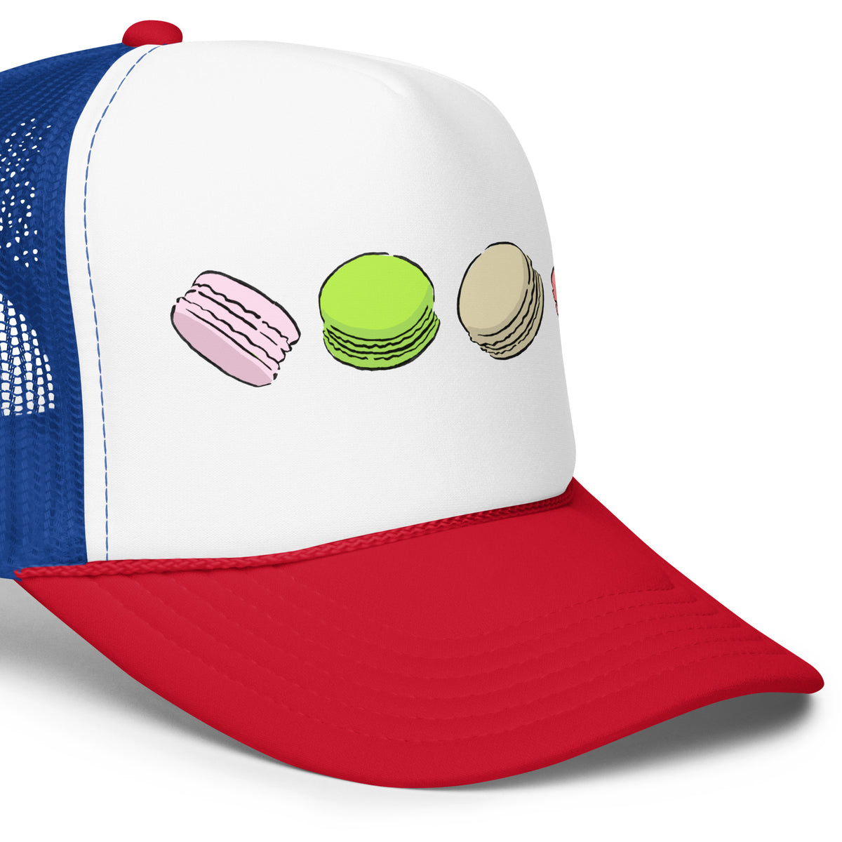 Macarons Retro French Trucker Hat